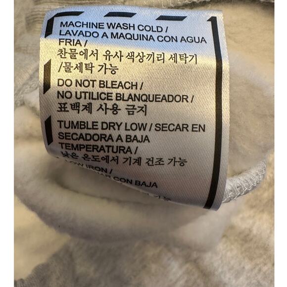 FaZe Clan Heavyweight Organic Cotton Fleece Sweatpants XL Gray Gamer Streetwear - Picture 8 of 8